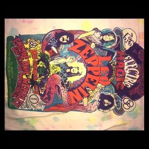 Led Zeppelin tyedye top